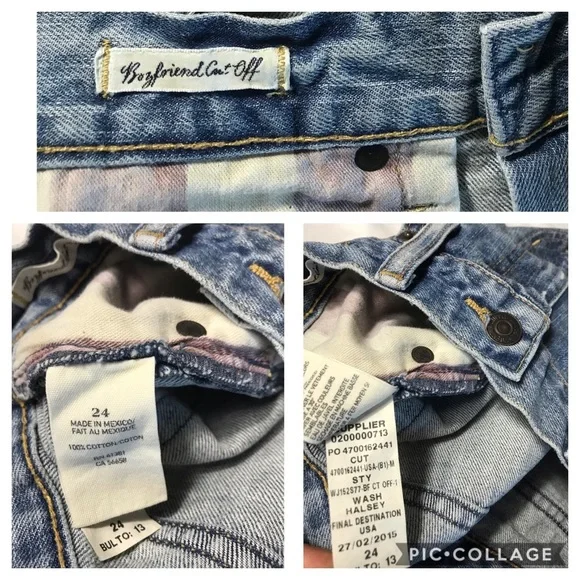 DENIM & SUPPLY RAULPH LAUREN Distressed Shorts 24 - Picture 8 of 8